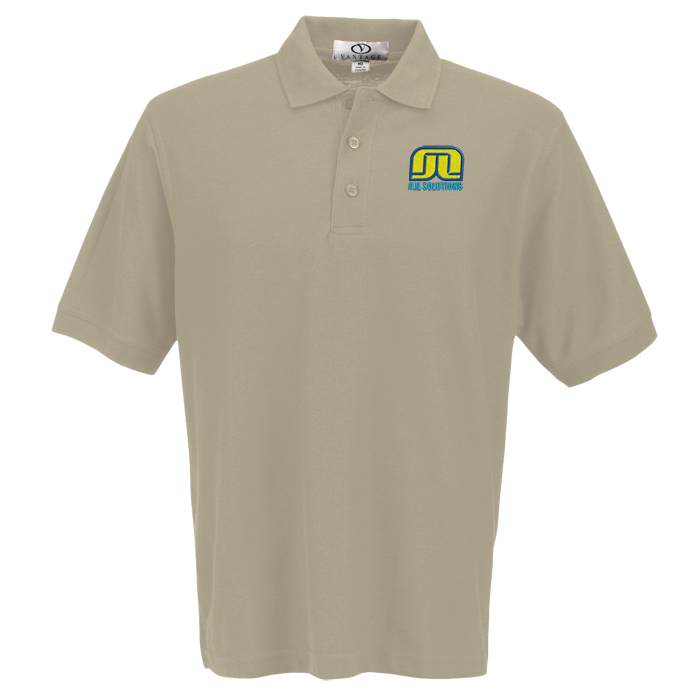 Custom Soft-Blend Double-Tuck Polo - Men's