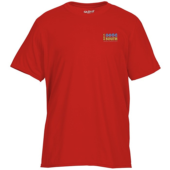 Custom Gildan Performance Tee - Men's - Embroidered