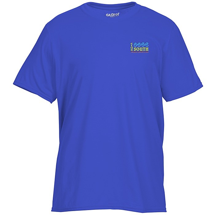Custom Gildan Performance Tee - Men's - Embroidered