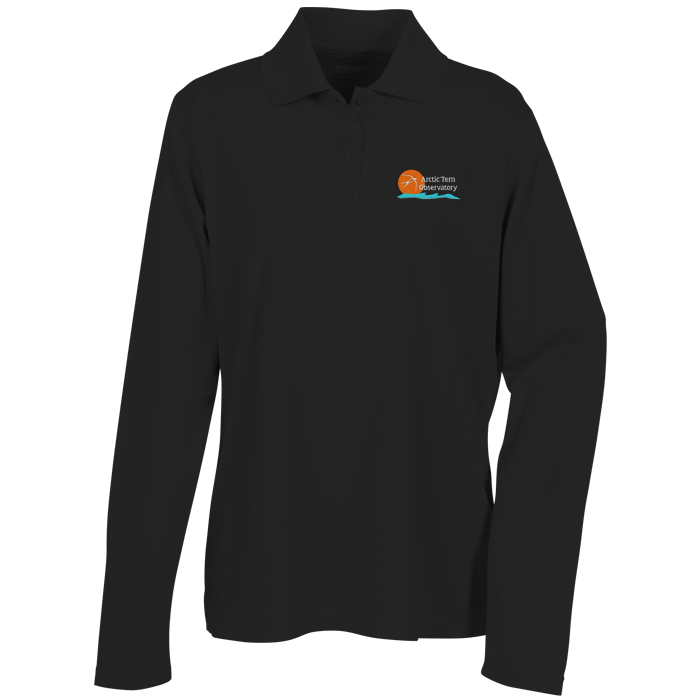 Custom Origin LS Performance Pique Polo - Ladies'