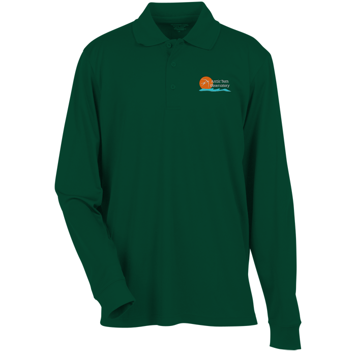 Custom Origin LS Performance Pique Polo - Men's