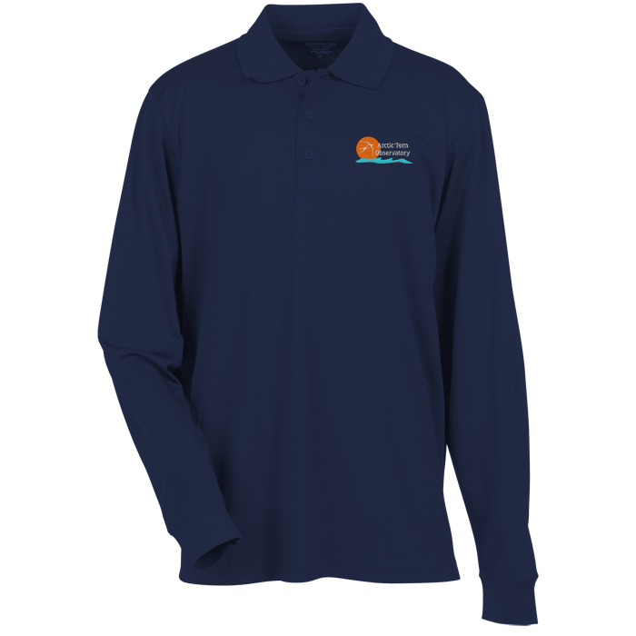 Custom Origin LS Performance Pique Polo - Men's