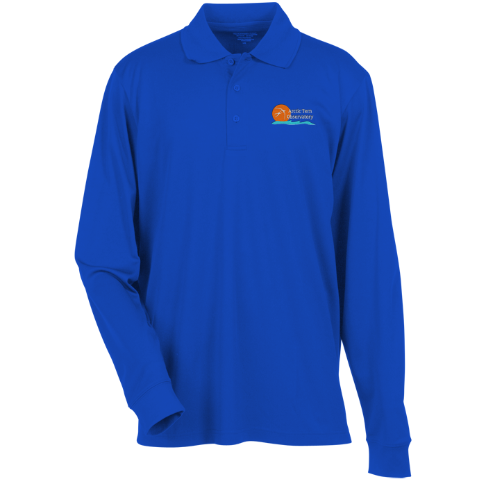 Custom Origin LS Performance Pique Polo - Men's