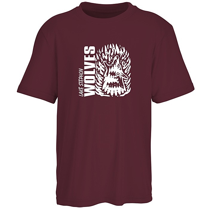 Custom Pro Team Moisture Wicking Tee - Youth - Screen