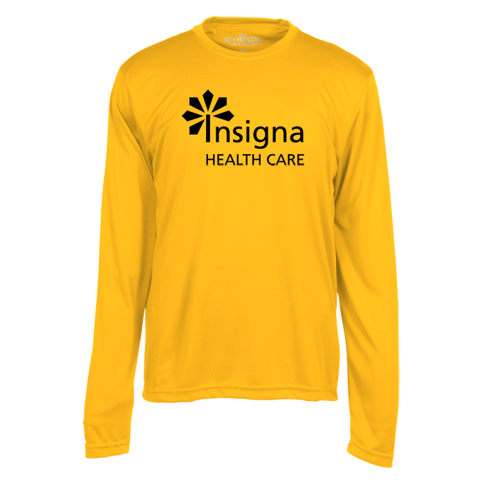 Custom Pro Team Moisture Wicking Long Sleeve Tee - Men's - Screen