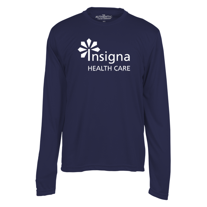 Custom Pro Team Moisture Wicking Long Sleeve Tee - Men's - Screen
