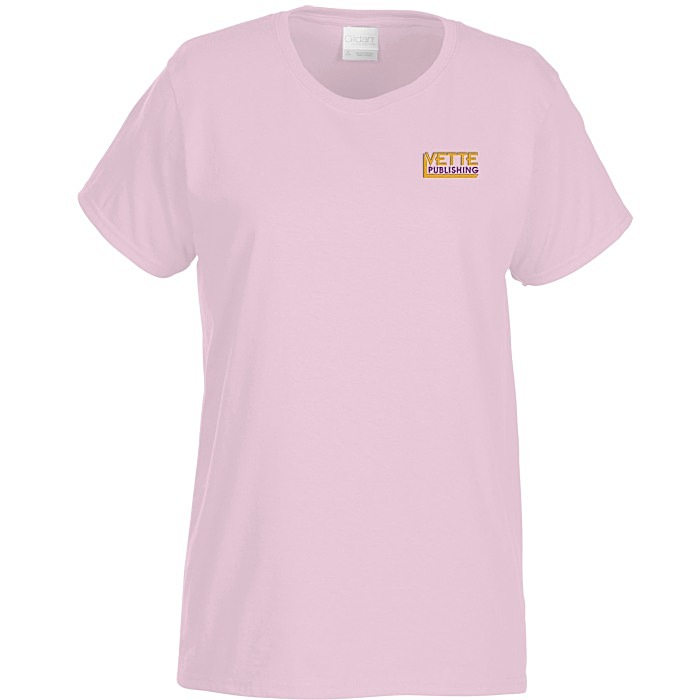 Custom Gildan Ultra Cotton T-Shirt - Ladies' - Embroidered - Colours