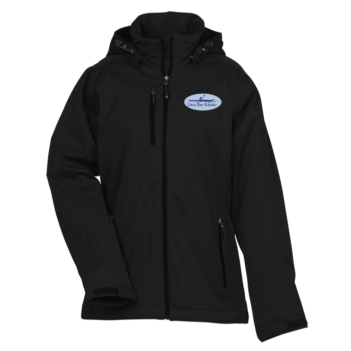 Custom Bryce Insulated Hooded Soft Shell Jacket - Ladies'
