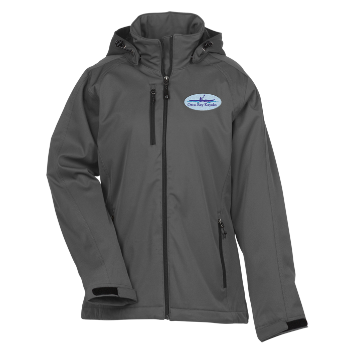Custom Bryce Insulated Hooded Soft Shell Jacket - Ladies'