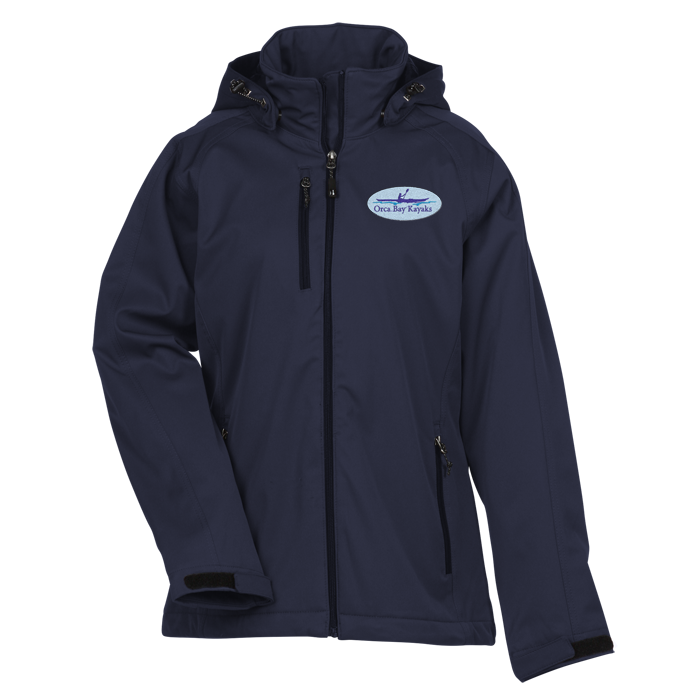 Custom Bryce Insulated Hooded Soft Shell Jacket - Ladies'