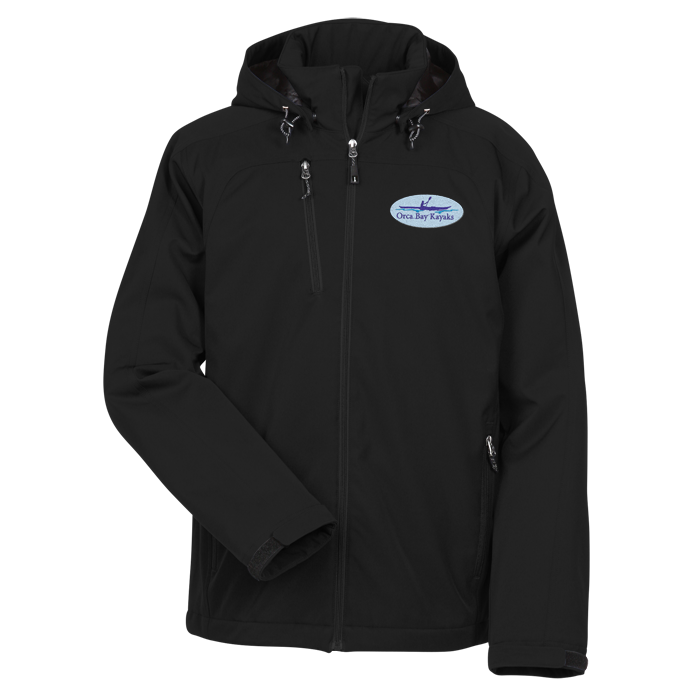 Custom Bryce Insulated Hooded Soft Shell Jacket - Men's