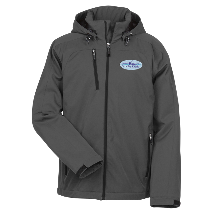 Custom Bryce Insulated Hooded Soft Shell Jacket - Men's
