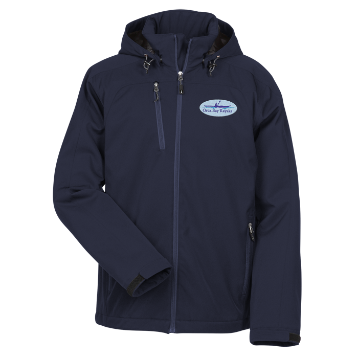 Custom Bryce Insulated Hooded Soft Shell Jacket - Men's