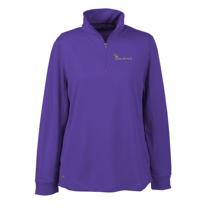 Custom Vansport Mesh 1/4-Zip Tech Pullover - Ladies' - Embroidered