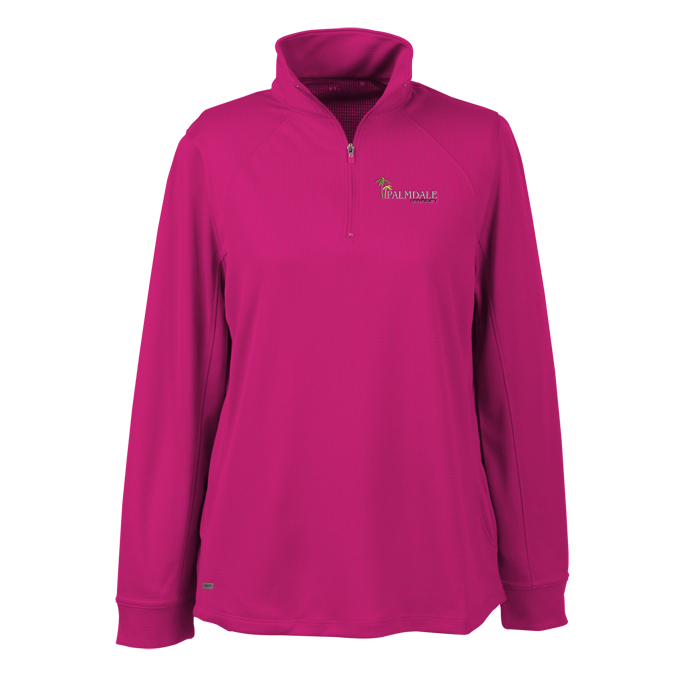 Custom Vansport Mesh 1/4-Zip Tech Pullover - Ladies' - Embroidered