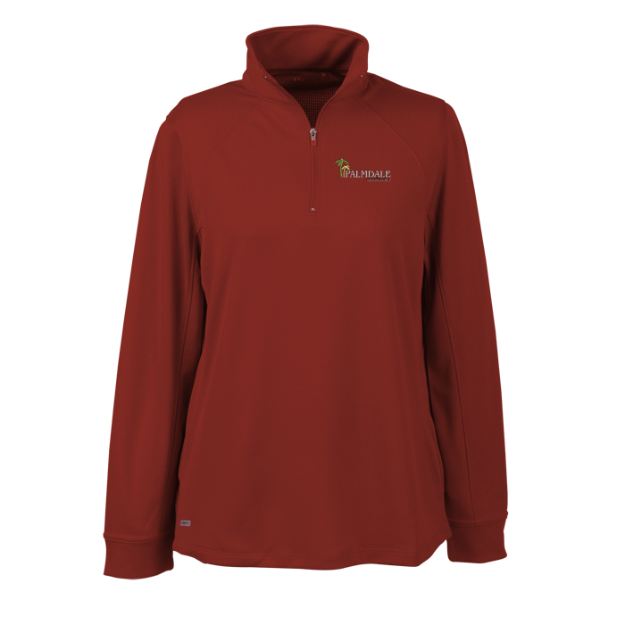 Custom Vansport Mesh 1/4-Zip Tech Pullover - Ladies' - Embroidered
