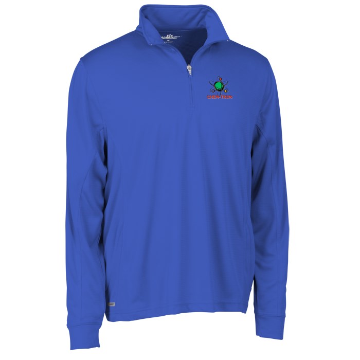 Custom Vansport Mesh 1/4-Zip Tech Pullover - Men's - Embroidered