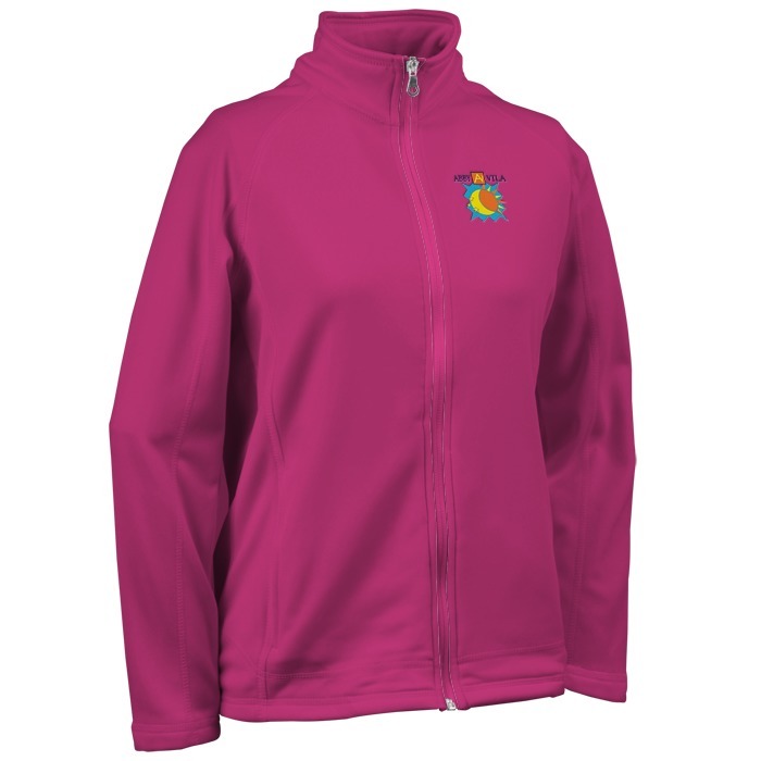 Custom Brushed Back MicroFleece Jacket - Ladies'