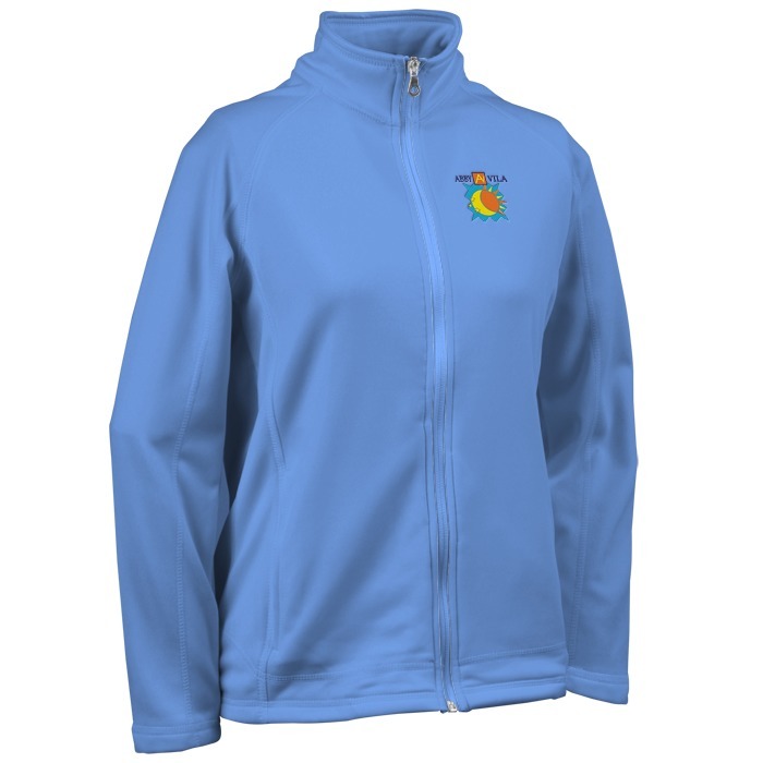 Custom Brushed Back MicroFleece Jacket - Ladies'