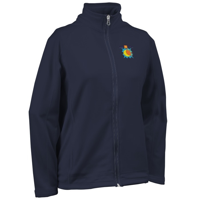 Custom Brushed Back MicroFleece Jacket - Ladies'