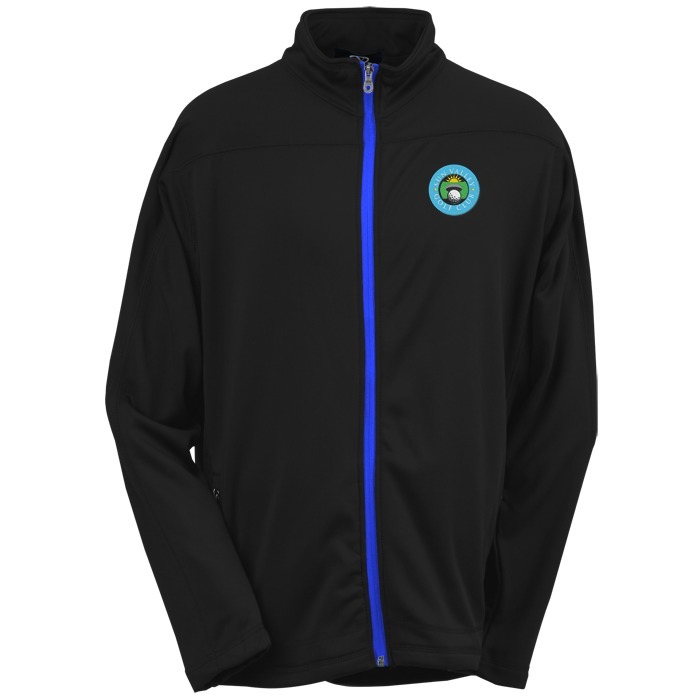 Custom Brushed Back MicroFleece Jacket - Men's