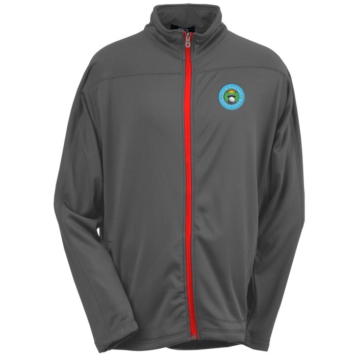 Custom Brushed Back MicroFleece Jacket - Men's