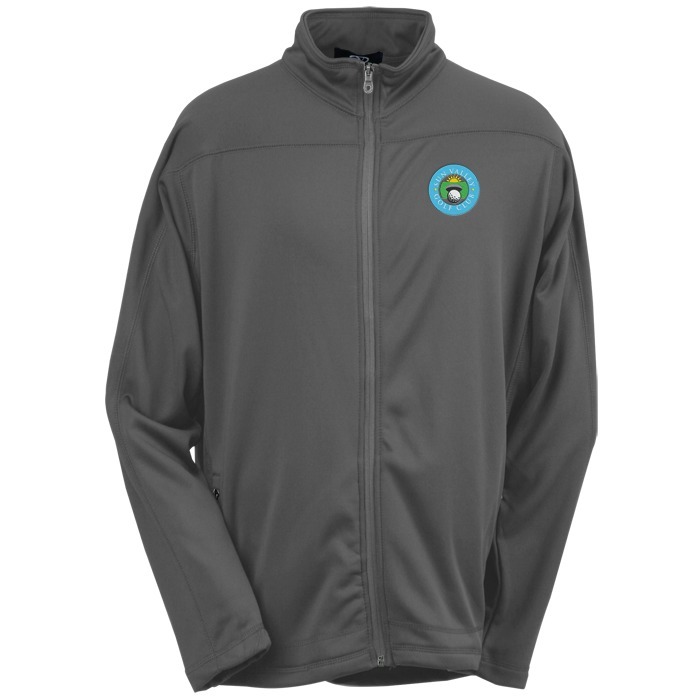 Custom Brushed Back MicroFleece Jacket - Men's