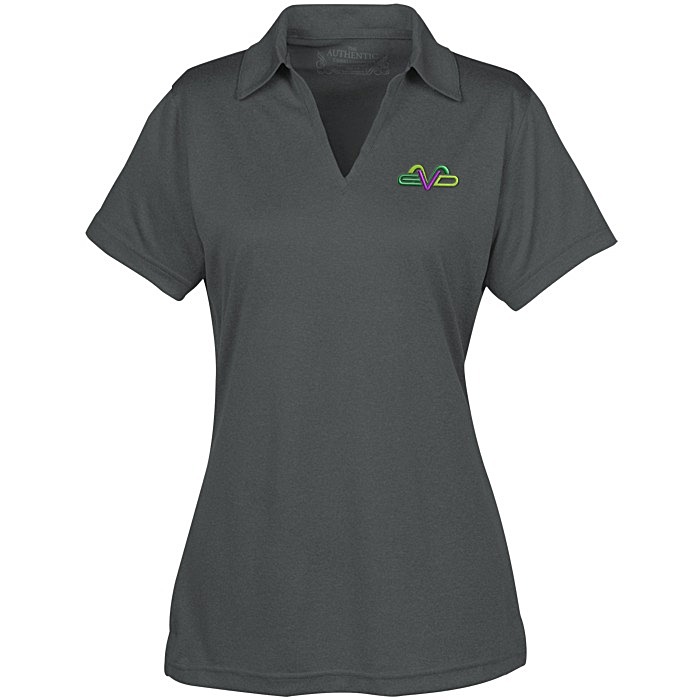 Custom Pro Team Heathered Performance Polo - Ladies'