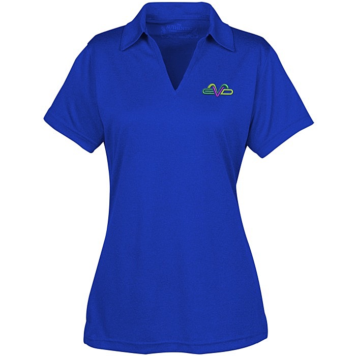 Custom Pro Team Heathered Performance Polo - Ladies'