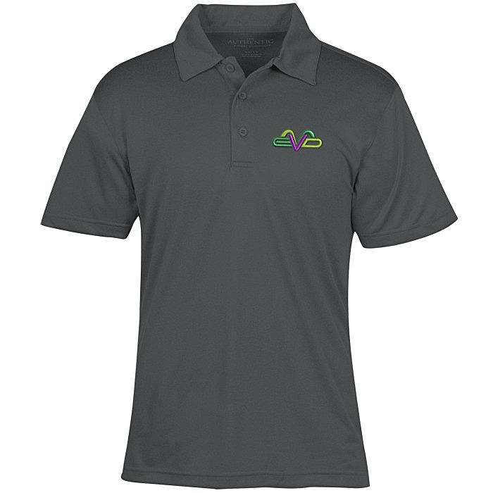 Custom Pro Team Heathered Performance Polo - Men's