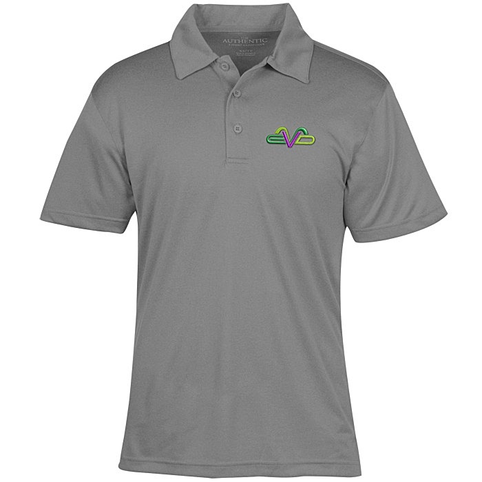 Custom Pro Team Heathered Performance Polo - Men's