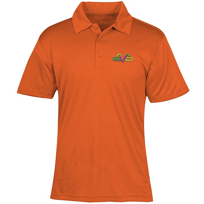 Custom Pro Team Heathered Performance Polo - Men's