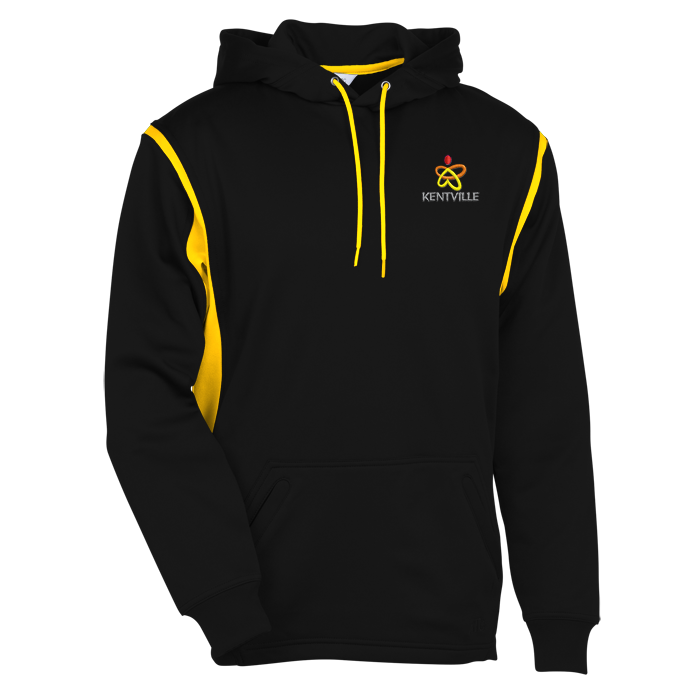 Custom PTech VarCITY Wicking Hooded Sweatshirt - Embroidered