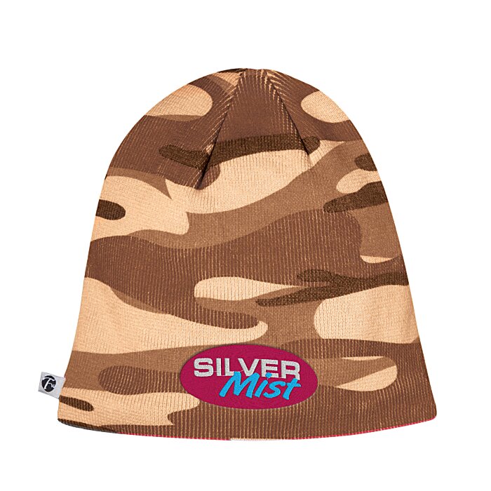 Custom Camouflage Fine Knit Beanie