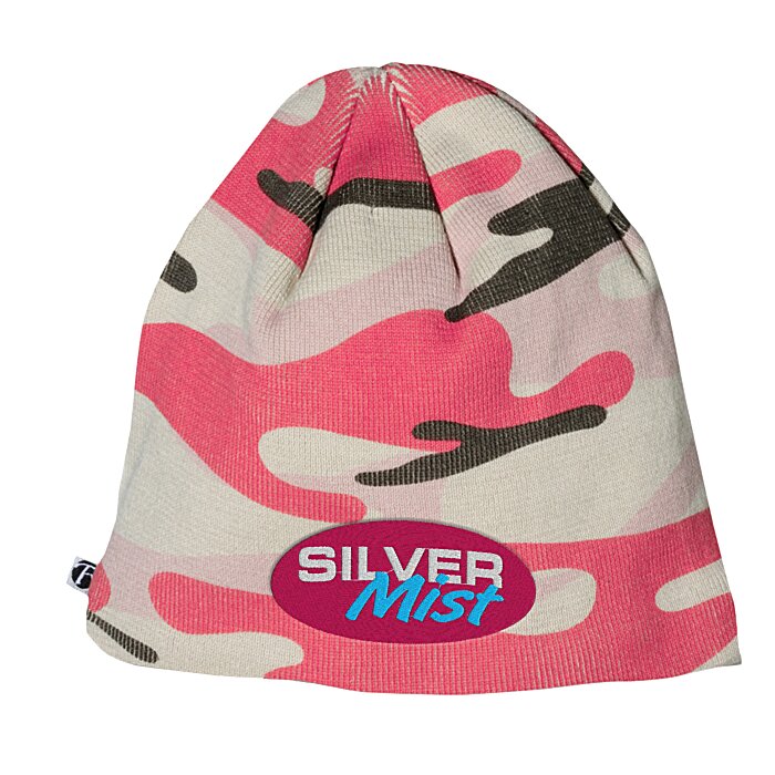 Custom Camouflage Fine Knit Beanie
