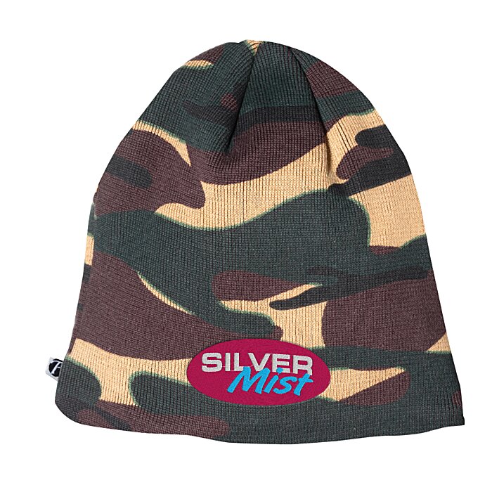 Custom Camouflage Fine Knit Beanie