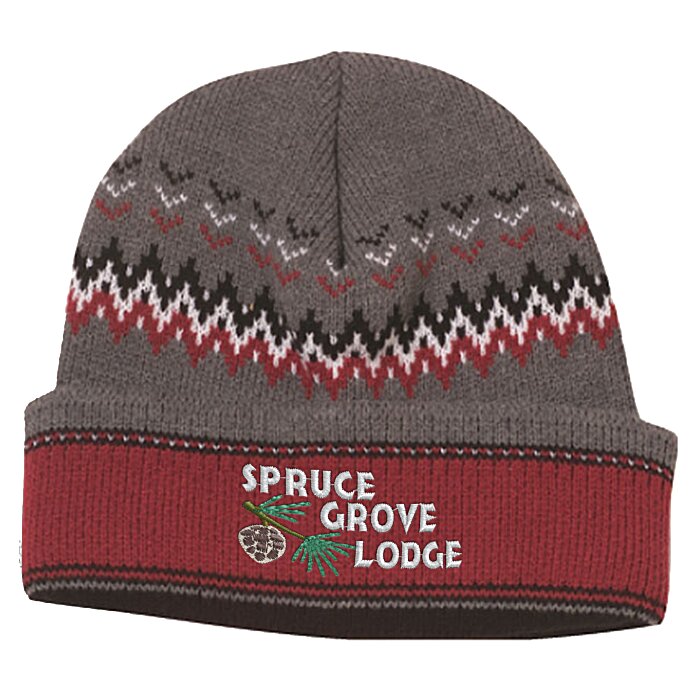 Custom Chevron Heavyweight Toque with Cuff
