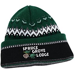 Custom Chevron Heavyweight Toque with Cuff