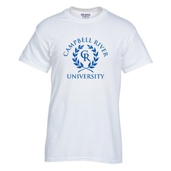 Custom Gildan DryBlend 50/50 T-Shirt - Screen - White