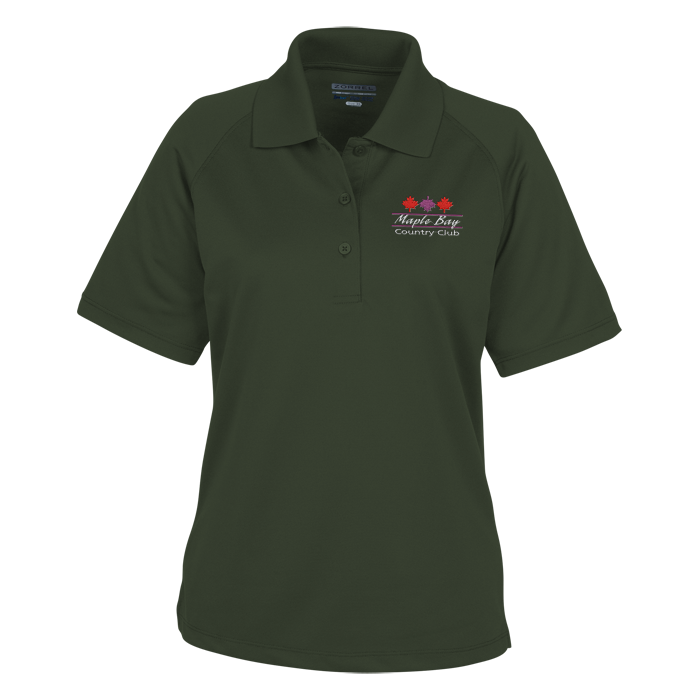Custom Palmetto Saddle Shoulder Wicking Polo - Ladies'