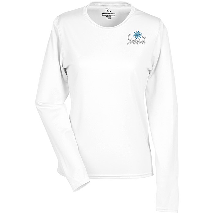 Custom Boston Long Sleeve Training Tech Tee - Ladies' - Embroidered