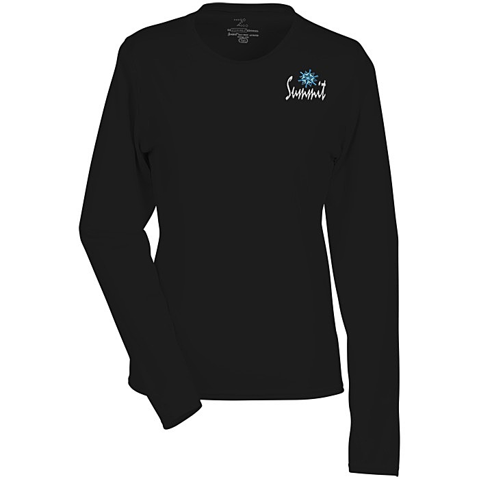 Custom Boston Long Sleeve Training Tech Tee - Ladies' - Embroidered
