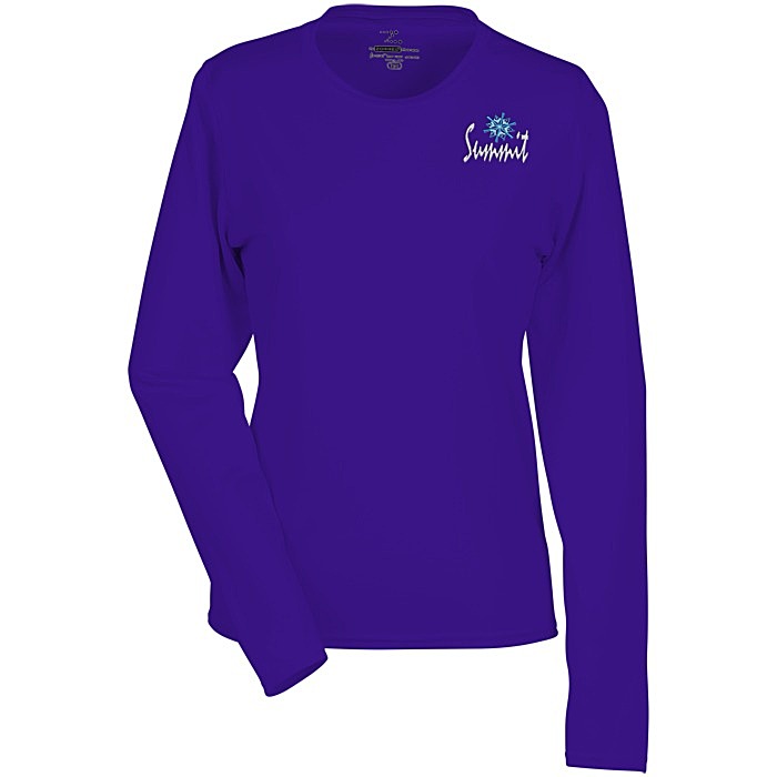 Custom Boston Long Sleeve Training Tech Tee - Ladies' - Embroidered
