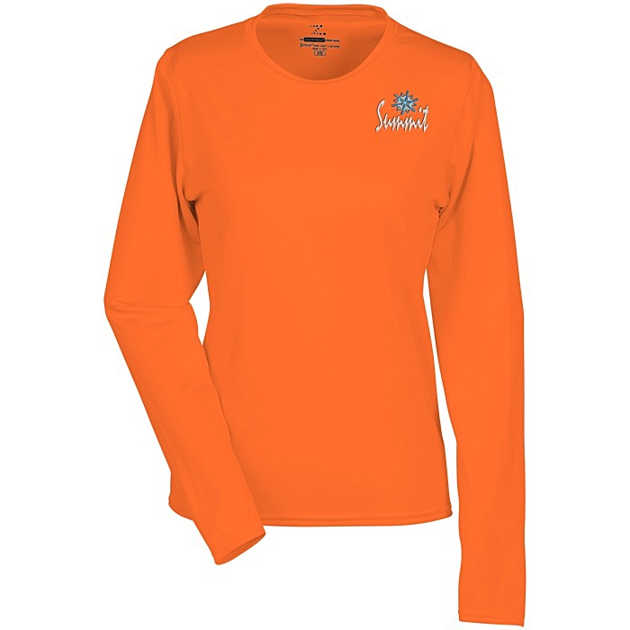 Custom Boston Long Sleeve Training Tech Tee - Ladies' - Embroidered