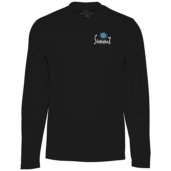 Custom Boston Long Sleeve Training Tech Tee - Men's - Embroidered
