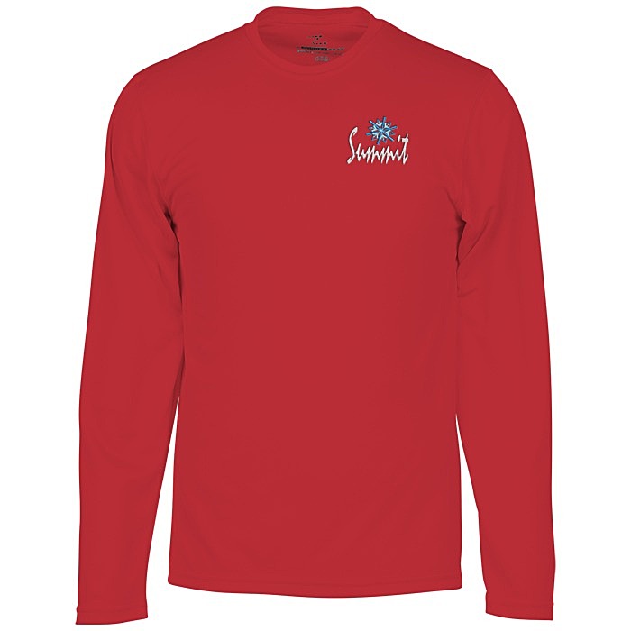 Custom Boston Long Sleeve Training Tech Tee - Men's - Embroidered