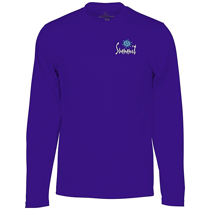 Custom Boston Long Sleeve Training Tech Tee - Men's - Embroidered