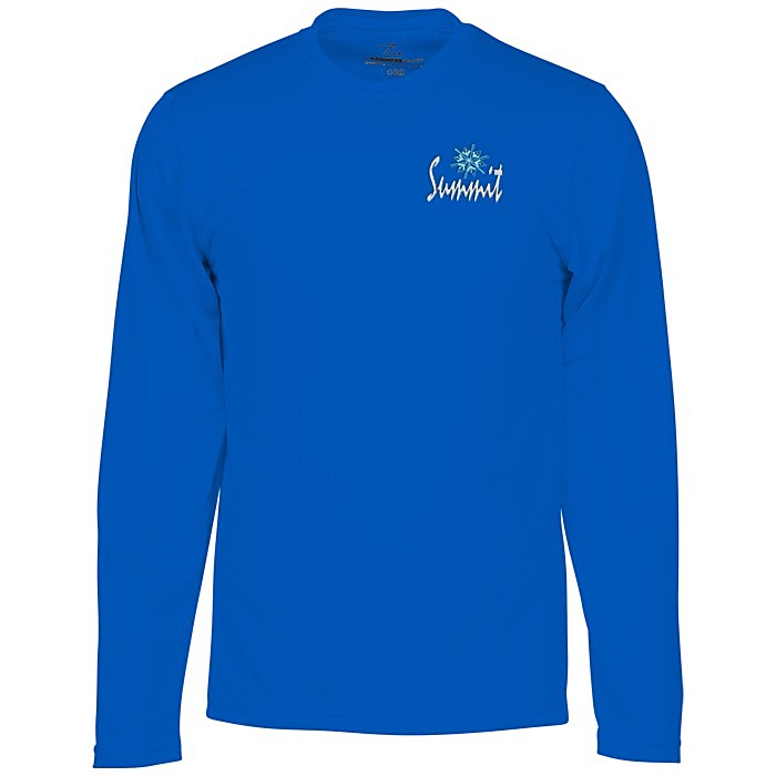 Custom Boston Long Sleeve Training Tech Tee - Men's - Embroidered