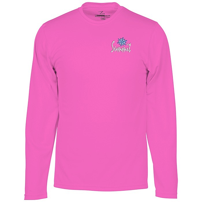 Custom Boston Long Sleeve Training Tech Tee - Men's - Embroidered