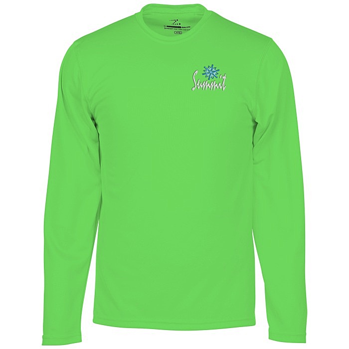Custom Boston Long Sleeve Training Tech Tee - Men's - Embroidered